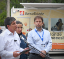 subsecretario del Interior junto al presidente de BancoEstado